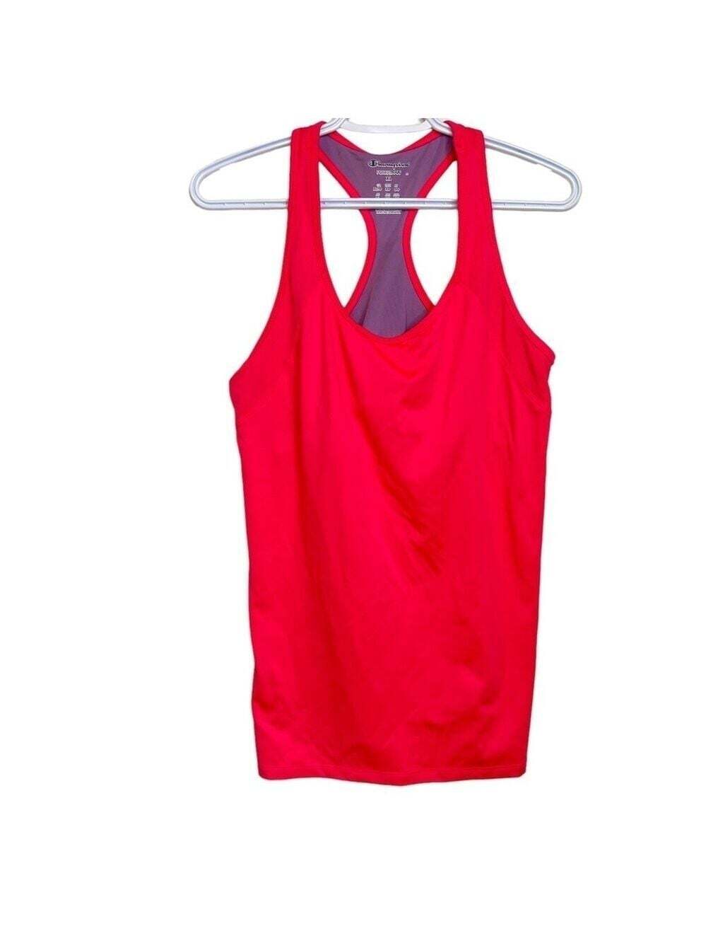 Champion Bright Pink Racerback Yoga Gym Cross Training Tank Top Size XL